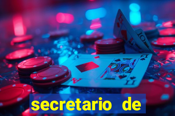 secretario de esporte salario